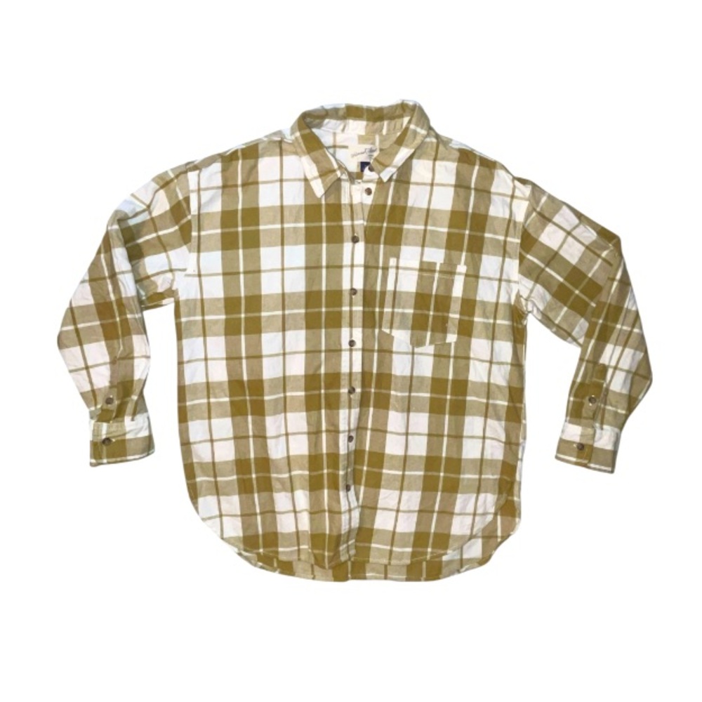 Universal Thread Plaid Button Down Flannel Shirt … - image 1